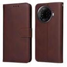 For Tecno Camon 30 Pro Classic Calf Texture Flip Leather Phone Case(Brown) - 1