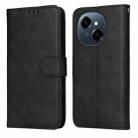 For Tecno Spark Go 1 / Pop 9 / Spark Go 2025 Classic Calf Texture Flip Leather Phone Case(Black) - 1