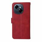 For Tecno Spark Go 1 / Pop 9 / Spark Go 2025 Classic Calf Texture Flip Leather Phone Case(Red) - 3