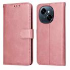 For Tecno Spark Go 1 / Pop 9 / Spark Go 2025 Classic Calf Texture Flip Leather Phone Case(Rose Gold) - 1