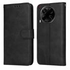 For Tecno Camon 30S / Camon 30S Pro Classic Calf Texture Flip Leather Phone Case(Black) - 1