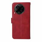 For Tecno Camon 30S / Camon 30S Pro Classic Calf Texture Flip Leather Phone Case(Red) - 3