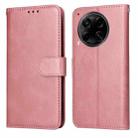 For Tecno Camon 30S / Camon 30S Pro Classic Calf Texture Flip Leather Phone Case(Rose Gold) - 1