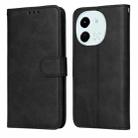 For Tecno Spark 30 5G / Pova 6 Neo 5G Classic Calf Texture Flip Leather Phone Case(Black) - 1