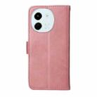 For Tecno Spark 30 5G / Pova 6 Neo 5G Classic Calf Texture Flip Leather Phone Case(Rose Gold) - 3