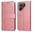For Tecno Pova 7 5G Classic Calf Texture Flip Leather Phone Case(Rose Gold) - 1