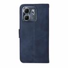 For Infinix Hot 50i / Smart 9 Classic Calf Texture Flip Leather Phone Case(Blue) - 3