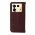 For Infinix Note 40 5G Classic Calf Texture Flip Leather Phone Case(Brown) - 3