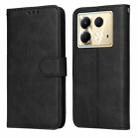 For Infinix Note 40 5G Classic Calf Texture Flip Leather Phone Case(Black) - 1