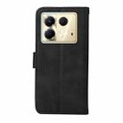 For Infinix Note 40 5G Classic Calf Texture Flip Leather Phone Case(Black) - 3