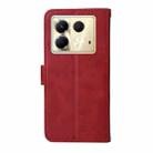 For Infinix Note 40 5G Classic Calf Texture Flip Leather Phone Case(Red) - 3
