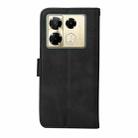For Infinix Note 40 Pro 4G / 5G / Note 40 Pro+ Classic Calf Texture Flip Leather Phone Case(Black) - 3
