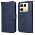 For Infinix Note 40 Pro 4G / 5G / Note 40 Pro+ Classic Calf Texture Flip Leather Phone Case(Blue) - 1