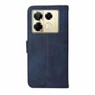 For Infinix Note 40 Pro 4G / 5G / Note 40 Pro+ Classic Calf Texture Flip Leather Phone Case(Blue) - 3