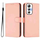 For Cubot Max 5 Skin Feel Solid Color Leather Phone Case with Lanyard(Pink) - 2