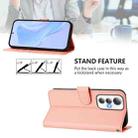 For Cubot Max 5 Skin Feel Solid Color Leather Phone Case with Lanyard(Pink) - 3