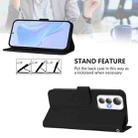 For Cubot Max 5 Skin Feel Solid Color Leather Phone Case with Lanyard(Black) - 3