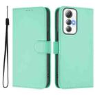 For Cubot Max 5 Skin Feel Solid Color Leather Phone Case with Lanyard(Mint Green) - 2