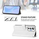 For Cubot Max 5 Skin Feel Solid Color Leather Phone Case with Lanyard(White) - 3