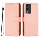 For Cubot A10 Skin Feel Solid Color Leather Phone Case with Lanyard(Pink) - 2