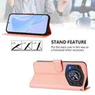 For Cubot A30 Skin Feel Solid Color Leather Phone Case with Lanyard(Pink) - 3