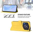 For Cubot A30 Skin Feel Solid Color Leather Phone Case with Lanyard(Lemon Yellow) - 3
