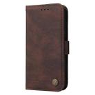 For Tecno Camon 30 4G / 5G Skin Feel Life Tree Metal Button Leather Phone Case(Brown) - 2