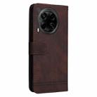 For Tecno Camon 30 4G / 5G Skin Feel Life Tree Metal Button Leather Phone Case(Brown) - 3