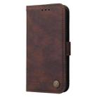 For Tecno Camon 30 Premier Skin Feel Life Tree Metal Button Leather Phone Case(Brown) - 2