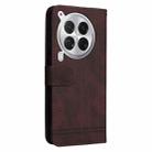 For Tecno Camon 30 Premier Skin Feel Life Tree Metal Button Leather Phone Case(Brown) - 3