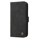 For Tecno Camon 30 Premier Skin Feel Life Tree Metal Button Leather Phone Case(Black) - 2