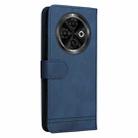 For Tecno Spark 30C Skin Feel Life Tree Metal Button Leather Phone Case(Blue) - 3