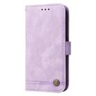 For Tecno Camon 30S / Camon 30S Pro Skin Feel Life Tree Metal Button Leather Phone Case(Purple) - 2