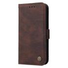 For Tecno Camon 30S / Camon 30S Pro Skin Feel Life Tree Metal Button Leather Phone Case(Brown) - 2