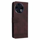 For Tecno Spark 30 4G Skin Feel Life Tree Metal Button Leather Phone Case(Brown) - 3