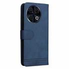 For Tecno Spark 30 Pro 4G Skin Feel Life Tree Metal Button Leather Phone Case(Blue) - 3