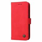 For Infinix Hot 50 4G Skin Feel Life Tree Metal Button Leather Phone Case(Red) - 2