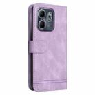 For Infinix Hot 50i / Smart 9 Skin Feel Life Tree Metal Button Leather Phone Case(Purple) - 3