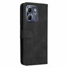 For Infinix Hot 50i / Smart 9 Skin Feel Life Tree Metal Button Leather Phone Case(Black) - 3