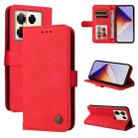 For Infinix Note 40 Pro 4G / 5G / Note 40 Pro+ Skin Feel Life Tree Metal Button Leather Phone Case(Red) - 1