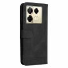 For Infinix Note 40 Pro 4G / 5G / Note 40 Pro+ Skin Feel Life Tree Metal Button Leather Phone Case(Black) - 3