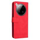 For Infinix Zero 40 4G / 5G Skin Feel Life Tree Metal Button Leather Phone Case(Red) - 3