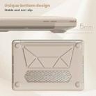 For MacBook Pro 13.3 inch M1 A2338 Business Magnetic Holder PC + PU Laptop Protective Case(Gold) - 3