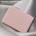 For MacBook Air 13.3 inch A2337 Business Magnetic Holder PC + PU Laptop Protective Case(Pink) - 2