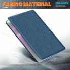 For MacBook Pro 13.3 inch M1 A2338 Fabric Magnetic Holder Laptop Protective Case(Navy Blue) - 3