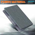 For MacBook Air 13.6 inch A3113 / A2681 Fabric Magnetic Holder Laptop Protective Case(Grey) - 3