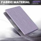 For MacBook Air 13.6 inch A3113 / A2681 Fabric Magnetic Holder Laptop Protective Case(Purple) - 3