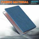 For MacBook Air 13.3 inch A2337 Fabric Magnetic Holder Laptop Protective Case(Navy Blue) - 3