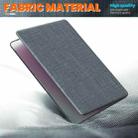 For MacBook Air 13.3 inch A2337 Fabric Magnetic Holder Laptop Protective Case(Grey) - 3