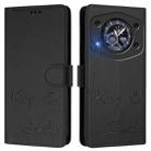 For Cubot A30 Smile Embossing RFID Leather Phone Case(Black) - 2